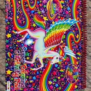 Lisa Frank coloring and sticker book.